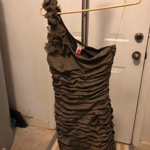 One shoulder cocktail dress